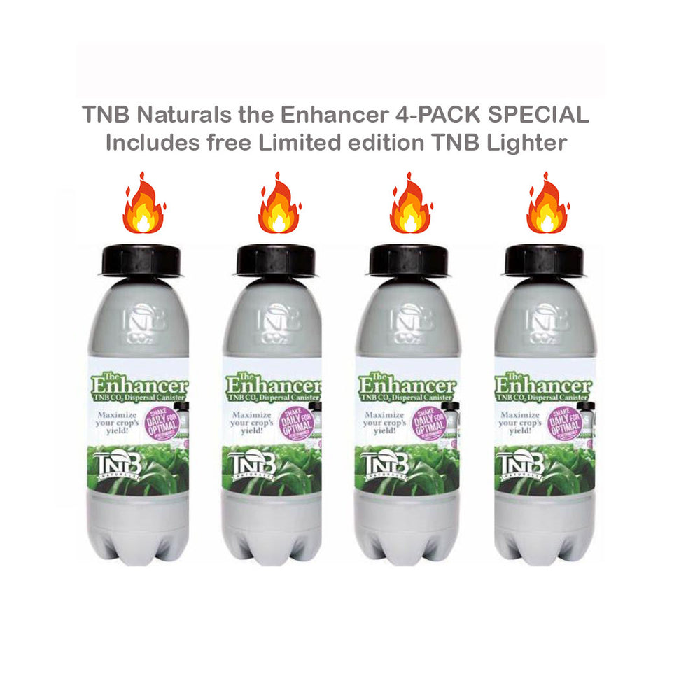 TNB Naturals the Enhancer 4-PACK SPECIAL with Limited Edition TNB Lighter